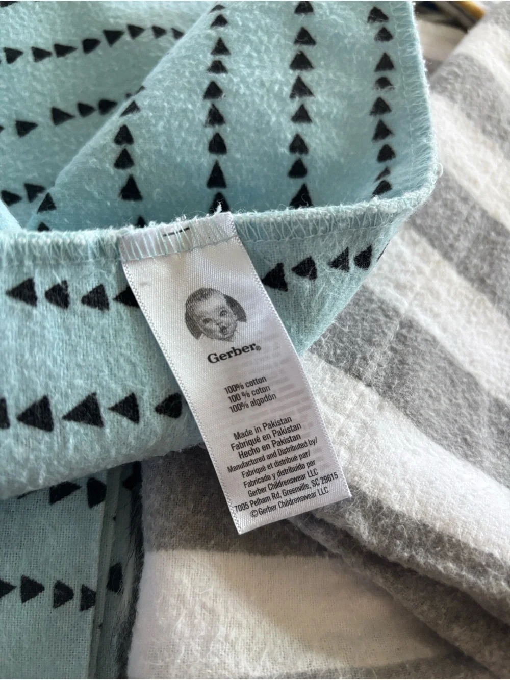 Gerber Baby Boys 8-Pack Cotton Flannel Burp Cloths